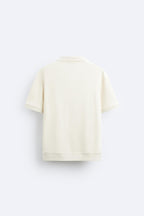 Old Money Woolen Structure Polo T-Shirt