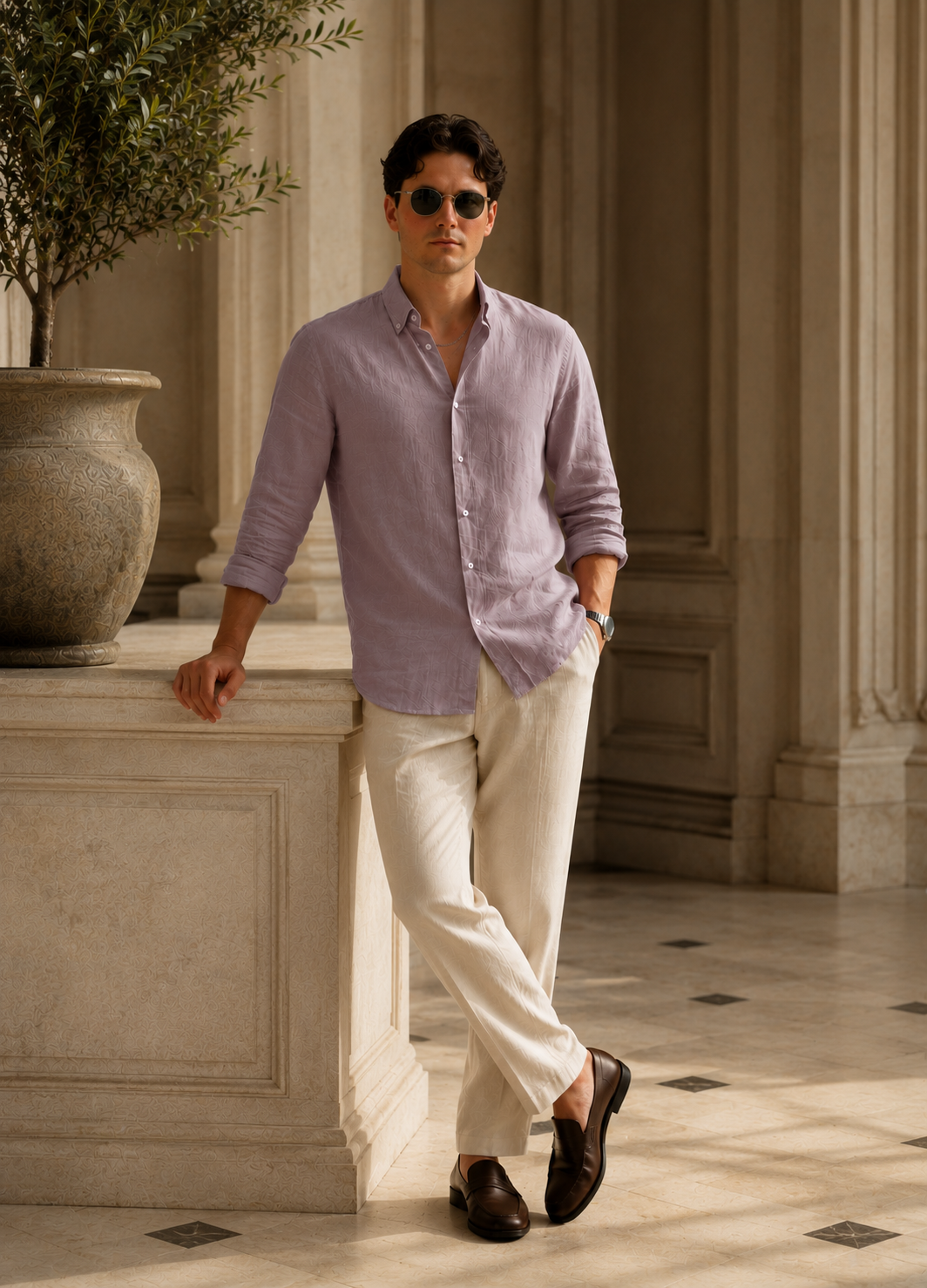 FineLegends™ Heritage Combo (Purple & Beige)