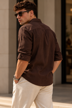 Old Money Shirt Brown