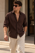 Old Money Shirt Brown