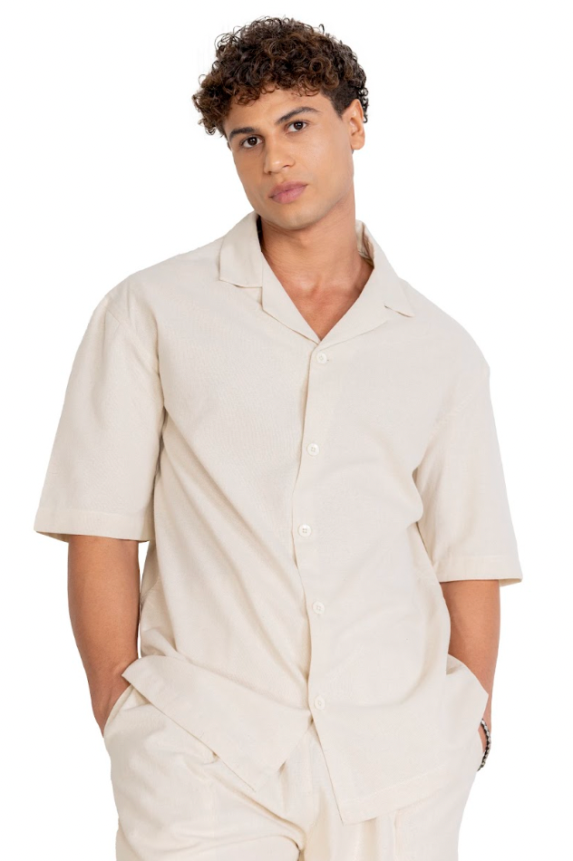 The Old Money Cuban Collar Combo (Beige)