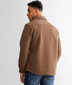The Old Money Velvet Shacket (Brown)