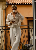 Old Money Linen Combo (cream & White)