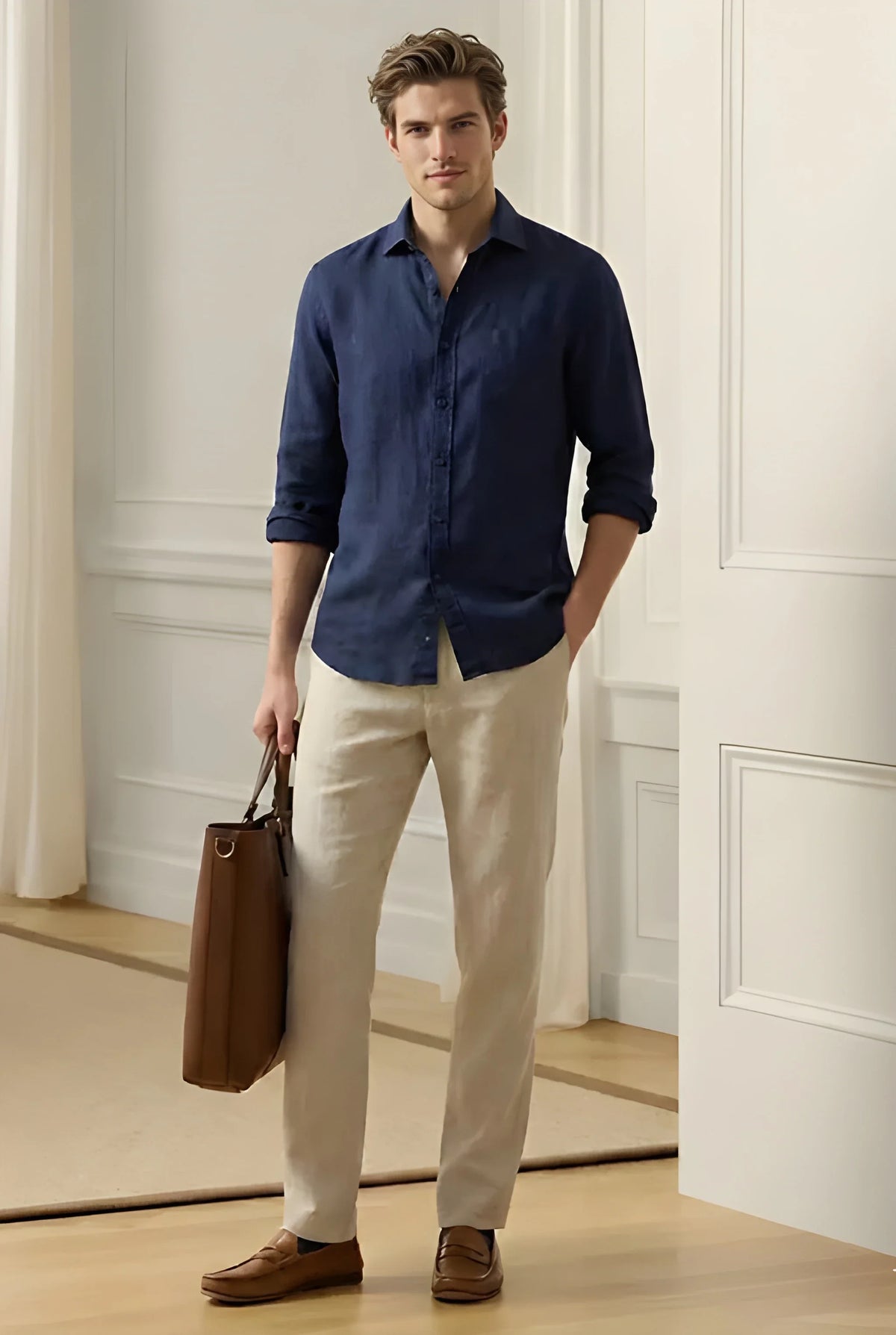 Old Money Classic Combo (Navy & Beige)